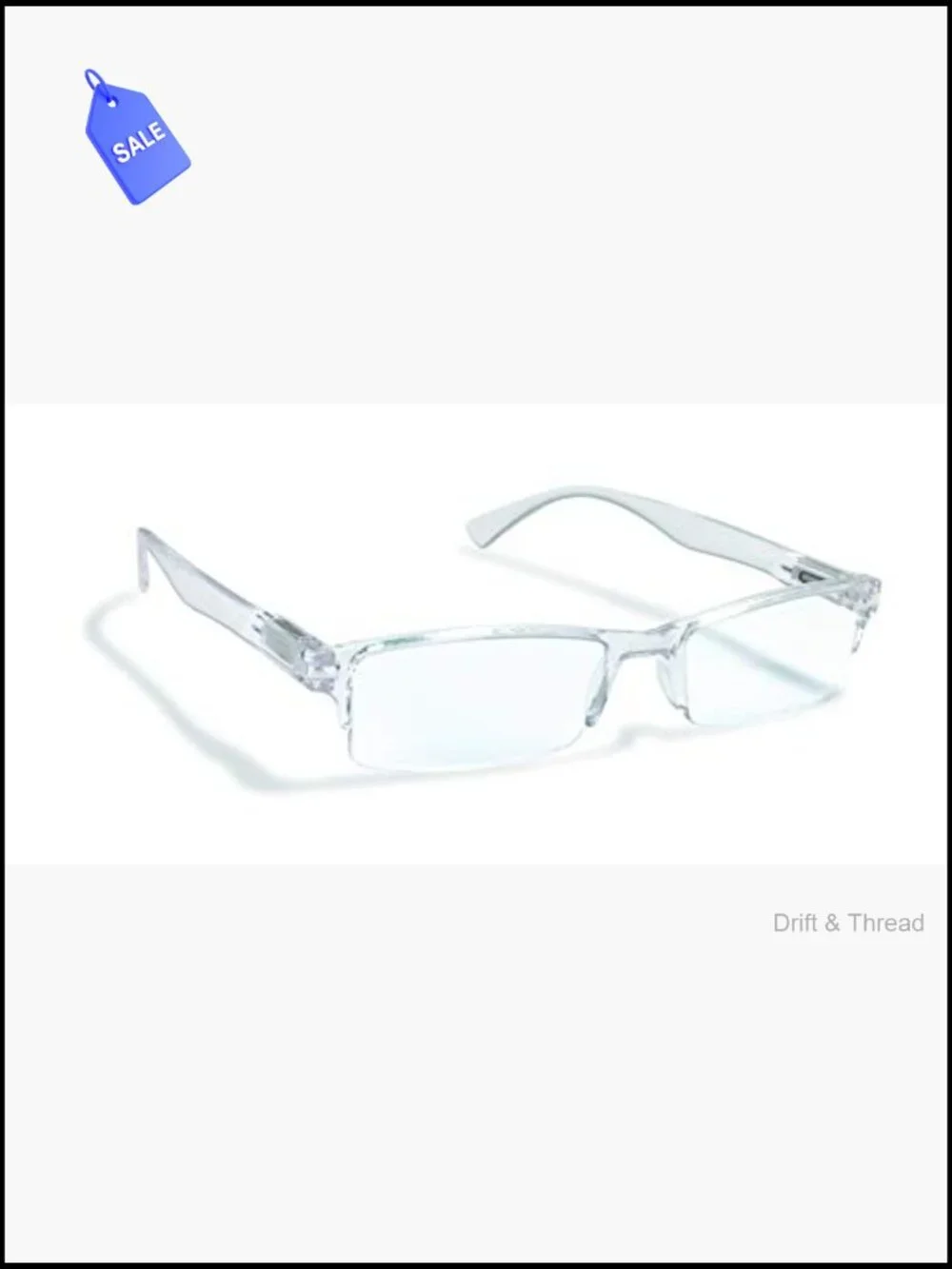 6 Pack Reading Glasses Half Rim Frame with Spring Hinges +2.50